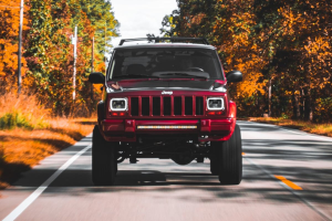 Jeep Cherokee Suspension Lift Kit - Rough Country - RR springs - '85-'01